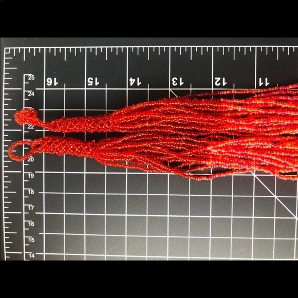 Vintage Sunset Ombré Bead Necklace - Picture 9 of 10